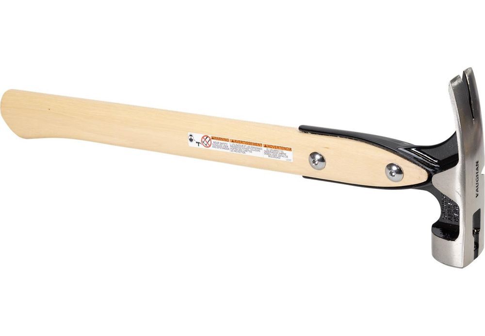 Vaughan 20 Oz Smooth Face Rip Hammer with Hickory Handle, large image number 2