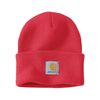 Carhartt Cuffed Beanie/Watch Hat Mens Regular OS Acrylic Knit Bittersweet, small