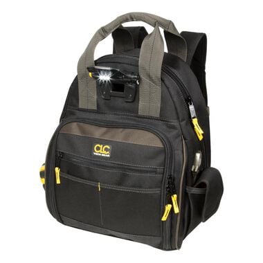 CLC 53 Pocket Lighted Tool Backpack