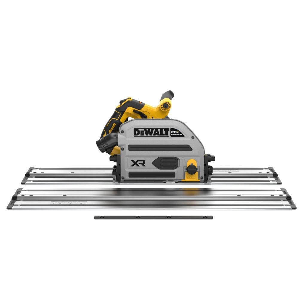 DEWALT 20V XR 6 1/2 Inch Track Saw (Bare Tool) with Two 30 Inch Tracks, large image number 10