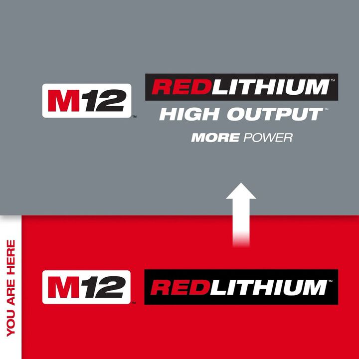 Milwaukee M12 REDLITHIUM XC 12V 6Ah Lithium Ion Power Tool Battery Pack, large image number 6