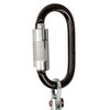 Safewaze Latitude Pro 7 Ft. Single Web SRL-P: Triple Lock Carabiner, Rebar Hook, small image number 2