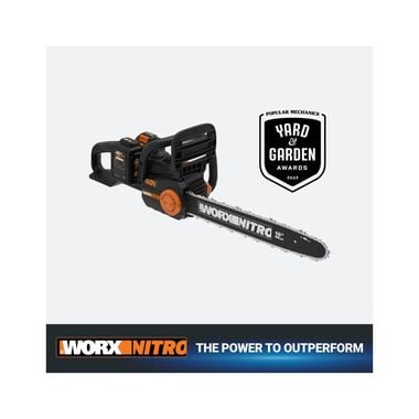 Worx 40V Cordless Chainsaw 16 in Bar & Chain