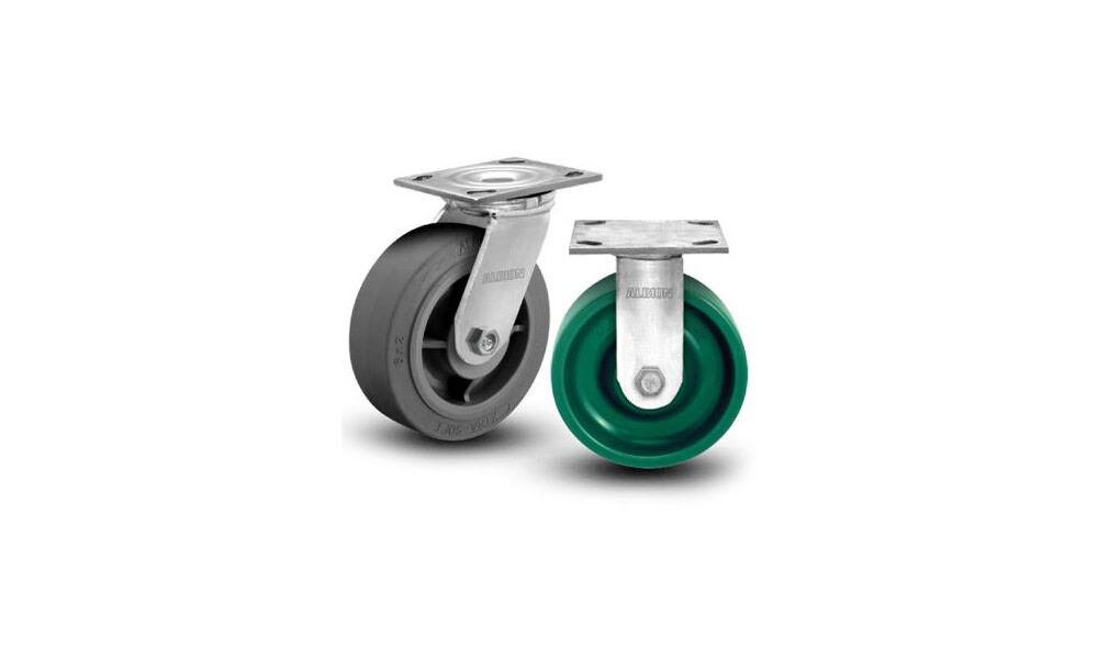 Cassidy Tricker 8 In. 16 Series Medium Heavy Duty Rigid Plate Caster, large image number 2