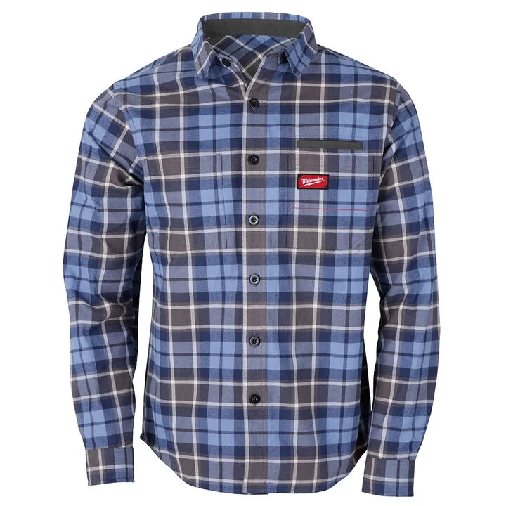Milwaukee GRIDIRON Flannel Shirt Blue
