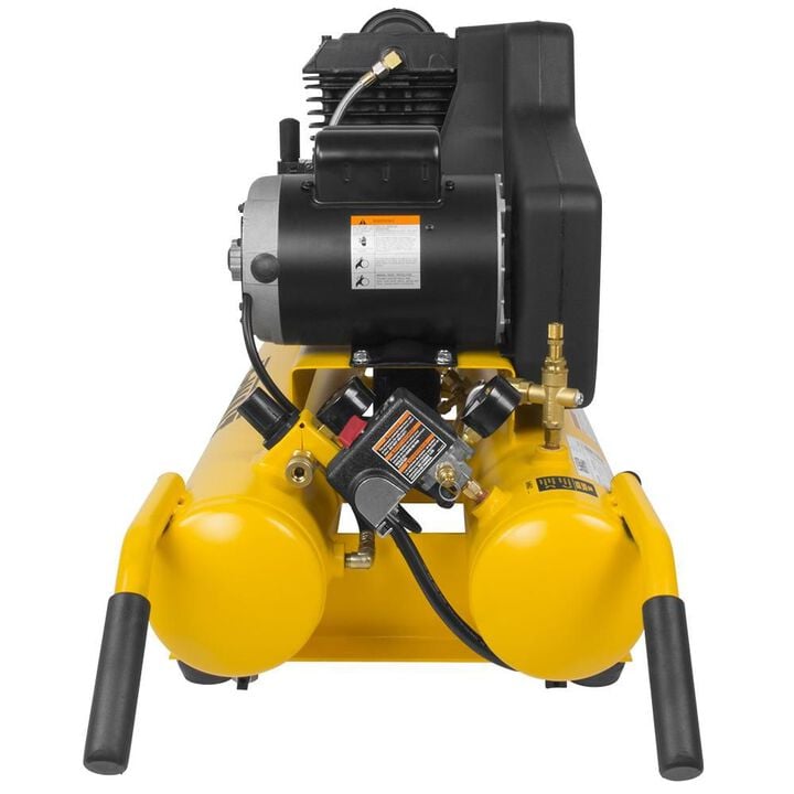 DEWALT 8 Gallon Portable 155 PSI Electric Twin Tank Wheelbarrow Air Compressor, large image number 10
