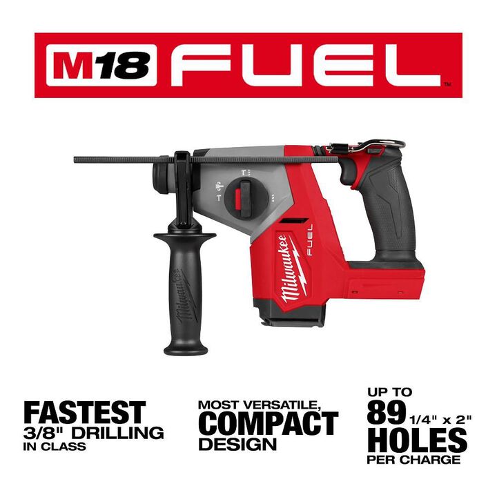 Milwaukee M18 FUEL 5/8 Inch SDS Plus Rotary Hammer (Bare Tool), large image number 1