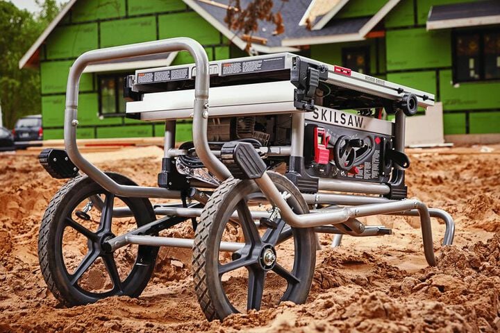 SKILSAW Table Saw 10in Heavy Duty Worm Drive with Stand, large image number 6