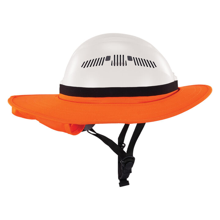 Ergodyne Universal Hard Hat Brim with Neck Shade, Orange, large image number 9