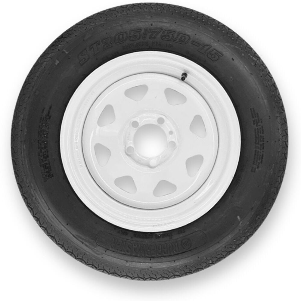 Rubbermaster Tire F78-15 6P TL & MTD 15 x 6 5 on 5 SPOKE – 599297