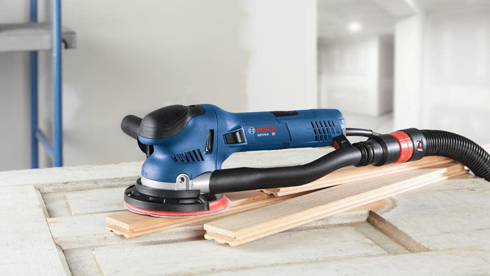 Bosch 6 Inch Dual Mode Random Orbit Sander 120 80 & 60 Grit Hook And Loop Sanding Disc Bundle, large image number 7