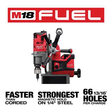 Milwaukee M18 FUEL 1-1/2inch Lineman Magnetic Drill Kit, large image number 2