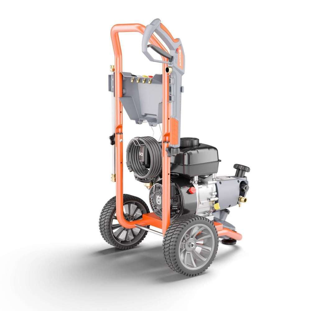 Husqvarna 3200 PSI 2.5 GPM Gas Cold Water Pressure Washer with 4 Spray Tips, large image number 5