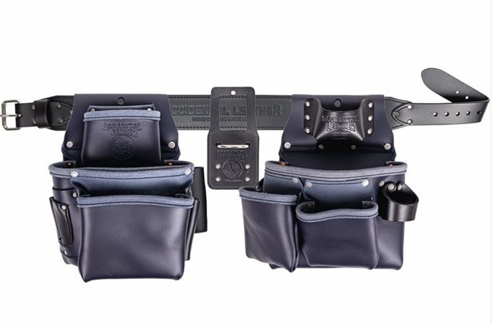 Occidental Leather Pro Framer Set with Double Outer Bag, Navy Black, Size Small – NB5080DB S
