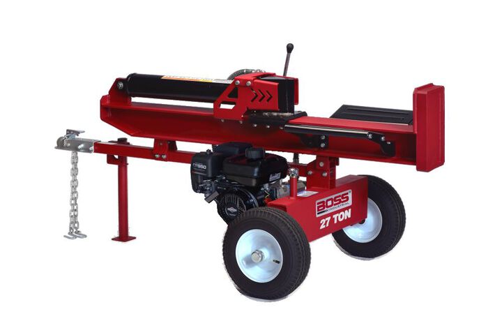 Boss Industrial 27-Ton Horizontal/Vertical Gas Log Splitter, large image number 1