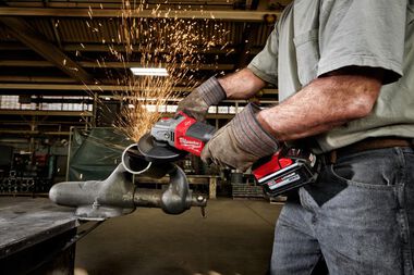 Milwaukee M18 FUEL 4-1/2 in.-6 in. No Lock Braking Grinder with Paddle Switch Kit, large image number 14