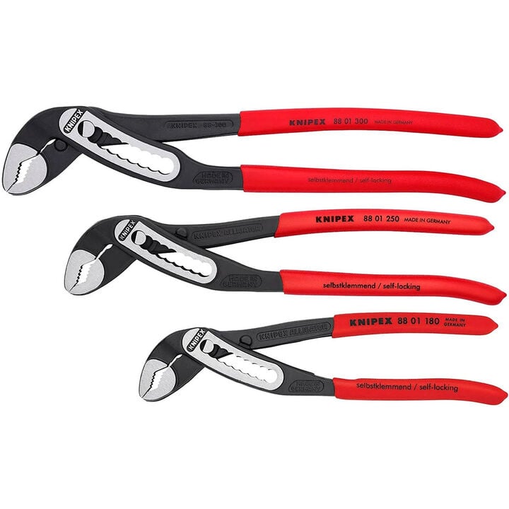 Knipex Alligator Water Pump Pliers Set 3pc