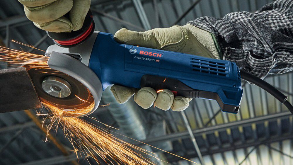 Bosch 4 1/2in Ergonomic Angle Grinder with No Lock-On Paddle Switch, large image number 5