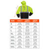 Ergodyne Class 2 Hooded Sweatshirt Black Bottom, Large, small image number 3