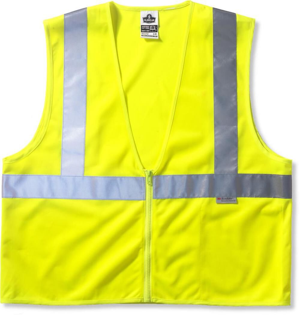 Ergodyne GloWear 8220Z Lime Class 2 Standard Vest - L/XL, large image number 1