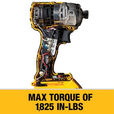 DEWALT 20 V MAX XR Brushless 1/4 In. 3-Speed Impact Driver, large image number 12