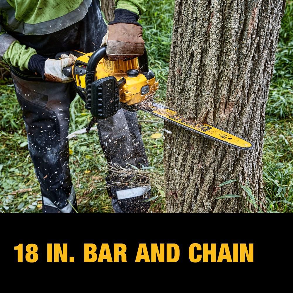DEWALT 60V MAX Chainsaw 18 Inch Brushless Cordless Kit, large image number 13