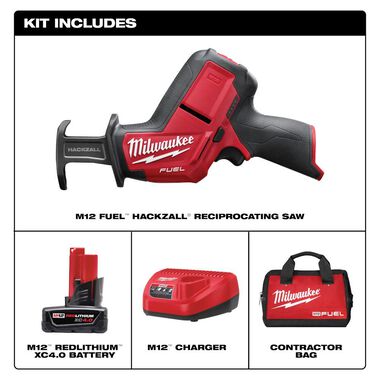 Milwaukee M12 FUEL HACKZALL Reciprocating Saw Kit, large image number 1