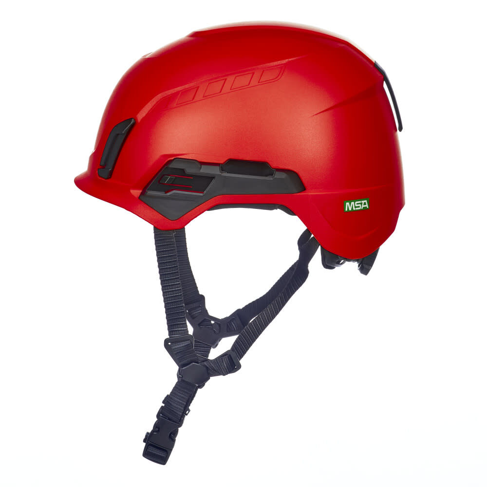 MSA Safety Works V-Gard H2 Non-Vented Safety Helmet Red - 10242811