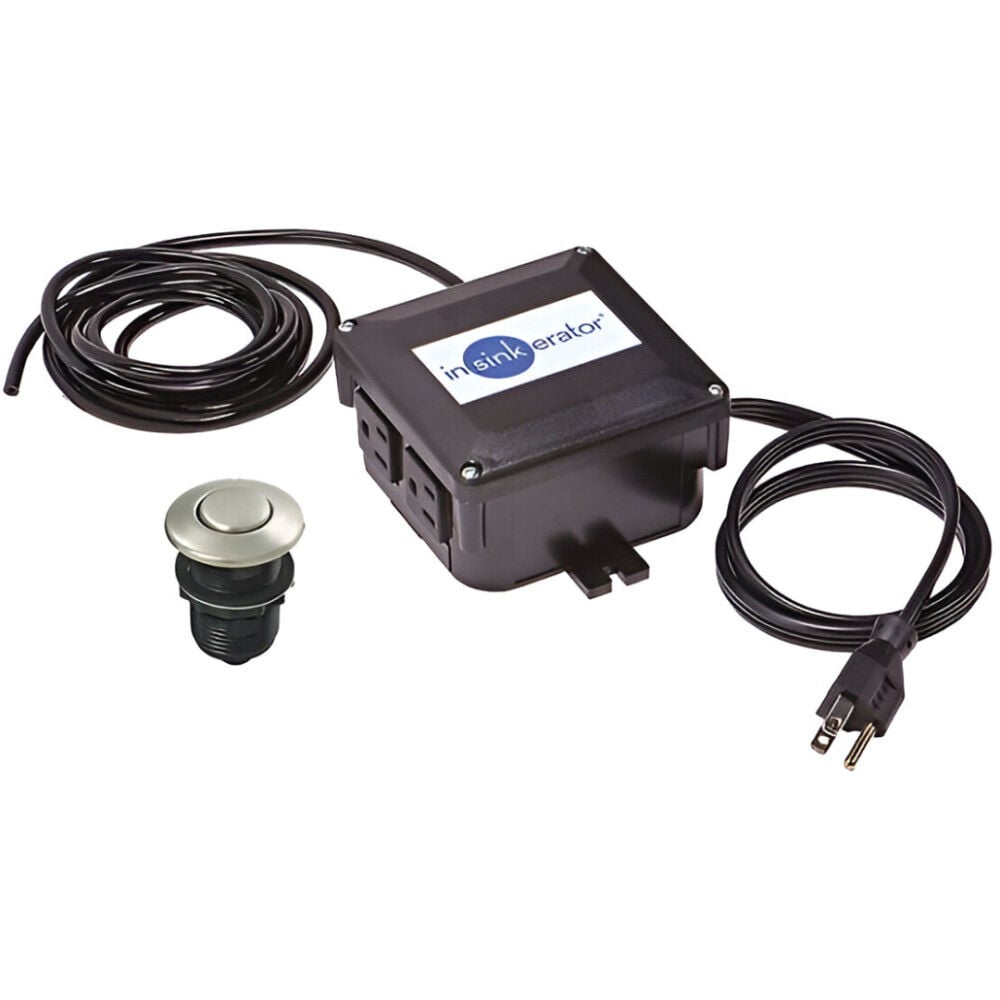 InSinkErator Satin Nickel Garbage Disposal Dual Outlet SinkTop Switch – 4785747