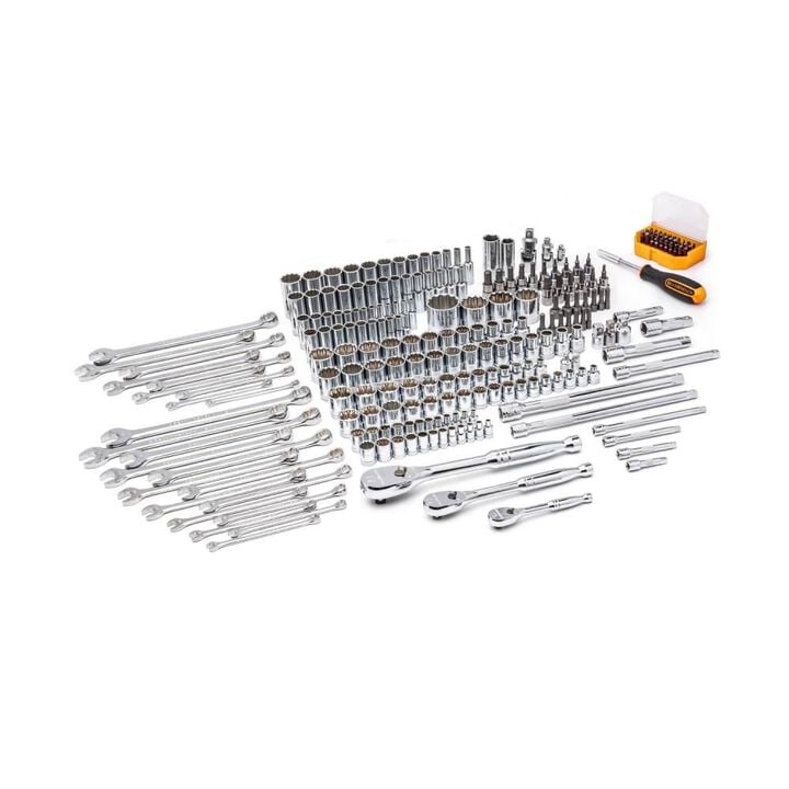 GEARWRENCH 243 Pc. 12 Point Mechanics Tool Set in 3 Drawer Storage Box, large image number 1