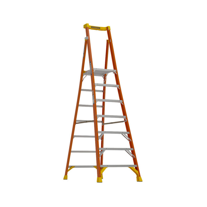 Werner Type IA 300 lb Fiberglass 7 ft Podium Ladder