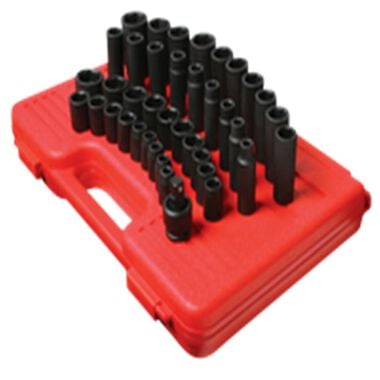 Sunex 39 pc. 1/2 In. Drive Metric Master Impact Socket Set