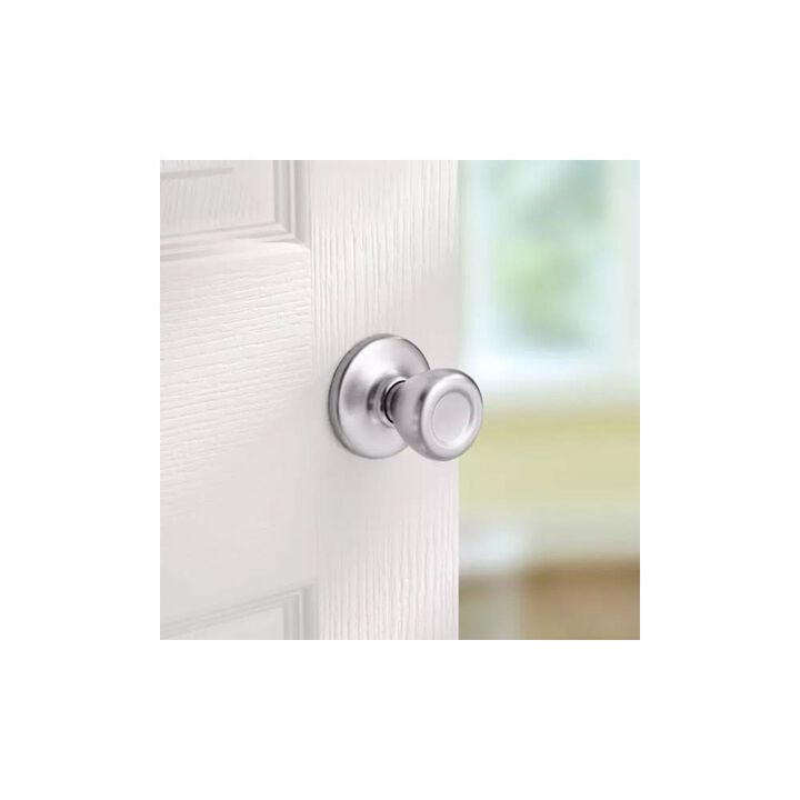 Kwikset Satin Chrome Hall/Closet Tylo Passage Door Knob Set, large image number 3