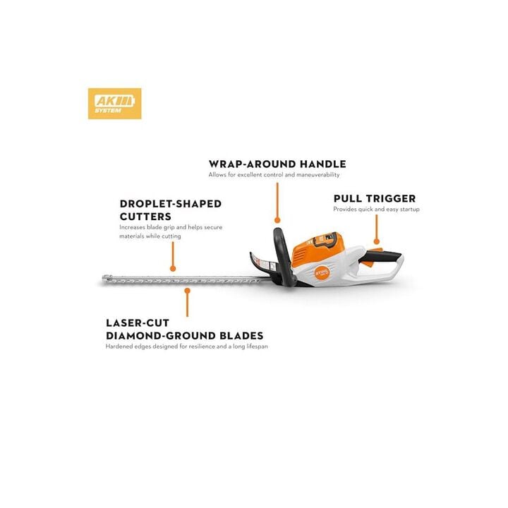 Stihl HSA 50 36V Battery 20 Inch Blade Hedge Trimmer Kit with Battery, large image number 2