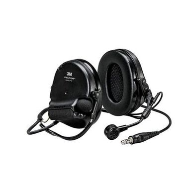 3M Neckband Single Lead Dynamic Mic Black MIL/LE Tactical Headset