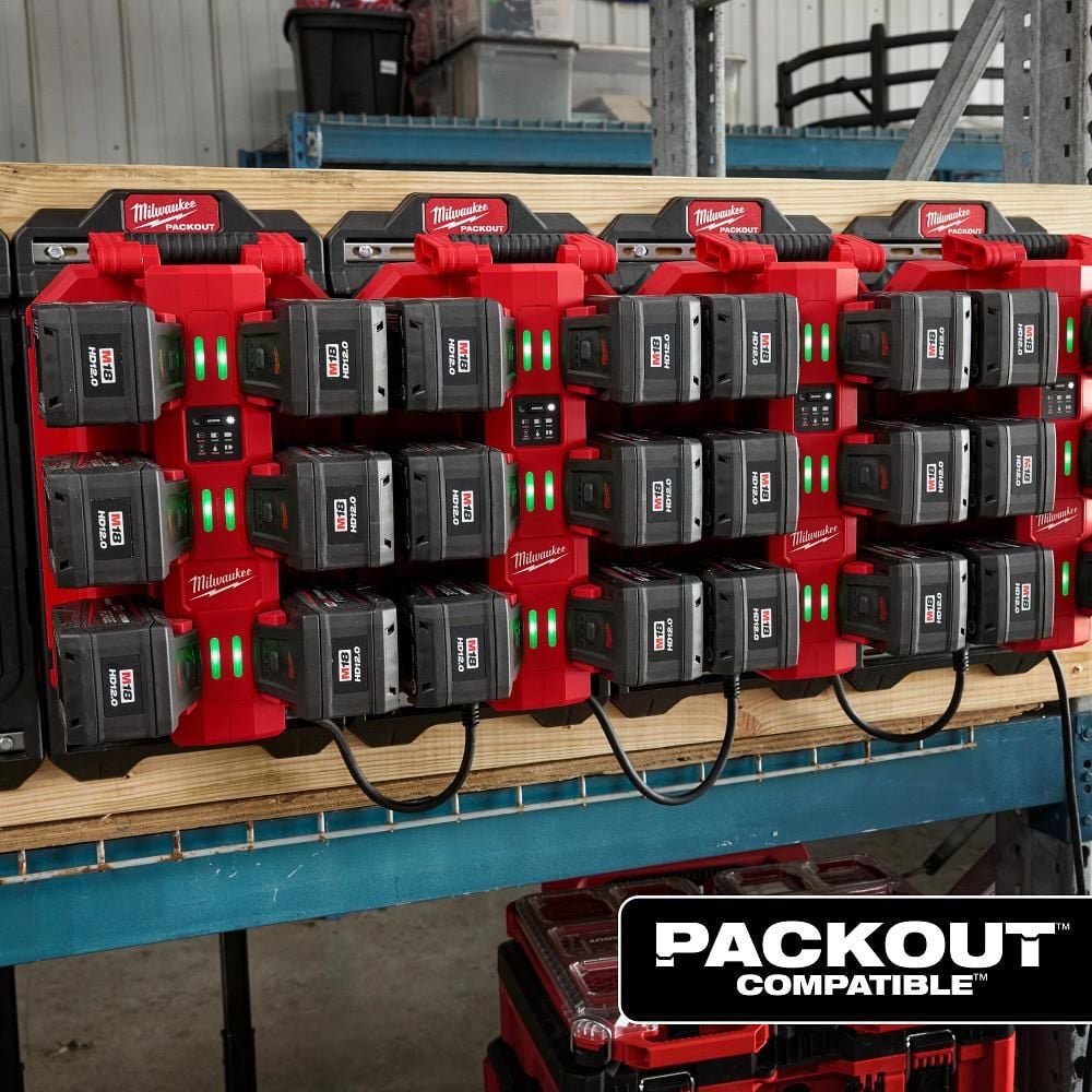 Milwaukee M18 Six Bay Daisy Chain Rapid Charger, large image number 10