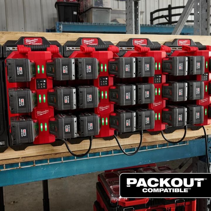Milwaukee M18 Six Bay Daisy Chain Rapid Charger, large image number 9