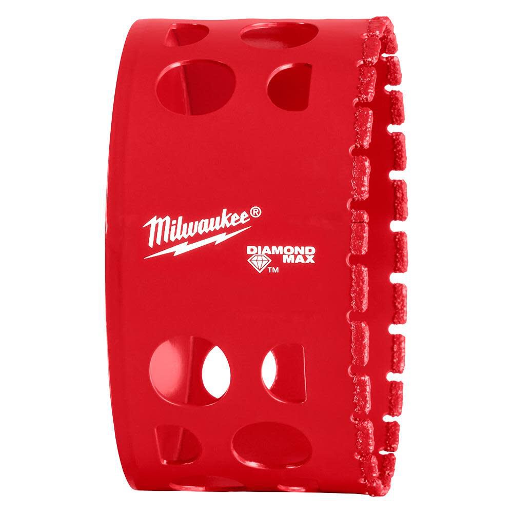 Milwaukee 3-1/4 Inch Diamond Max Hole Saw, large image number 1