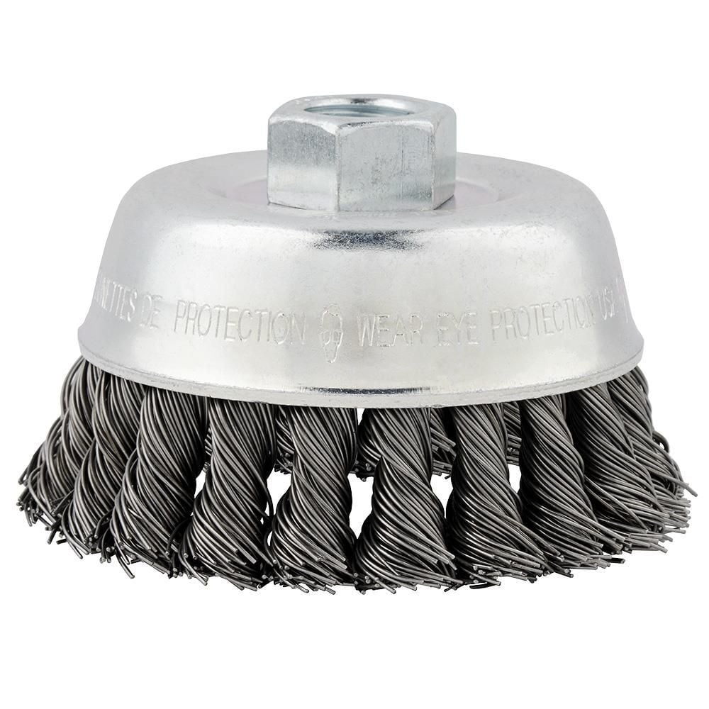 Milwaukee 3-1/2 In. Carbon Steel Knot Wire Cup Brush, large image number 1