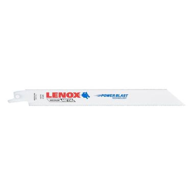 Lenox Reciprocating Saw Blade B818R 8in X 3/4in X .035in X 18 TPI 25pk, large image number 1