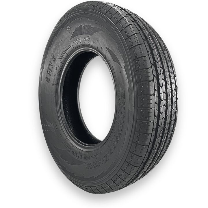 Rubbermaster RM76 ST235/80R16 10P ST Radial Trailer Tire - Tire Only, large image number 1