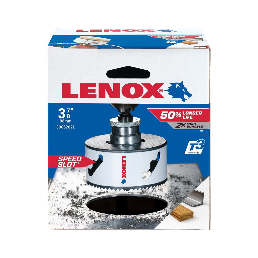 Lenox 3-7/8 Inch Speed Slot Bi-Metal Hole Saw, large image number 6