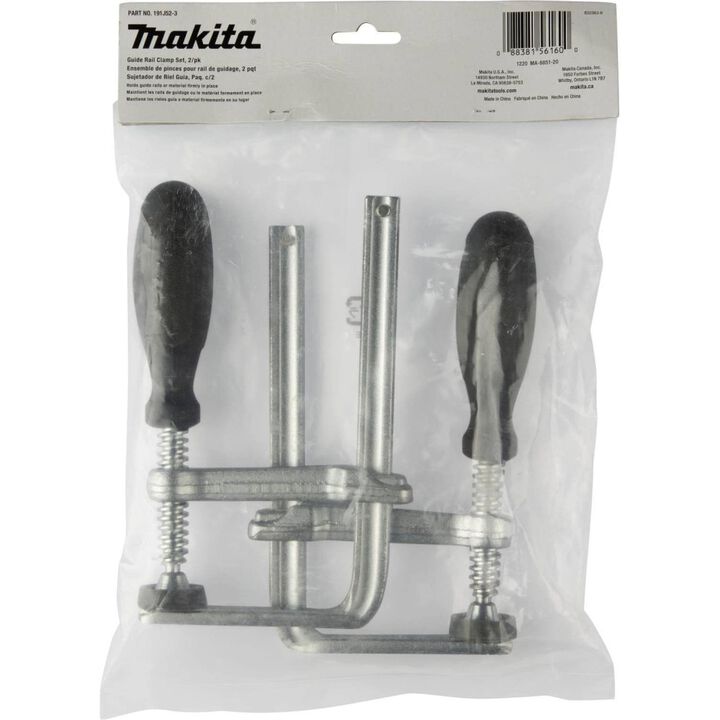 Makita 55 Inch Plunge Saw Guide Rail, Guide Rail Clamp - 2 Pack Bundle, large image number 11