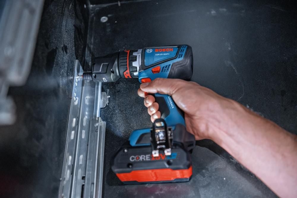 Bosch 18V Drill/Driver with 5-In-1 Flexiclick System and 2pk CORE18V 4 Ah Advanced Power Battery, large image number 9
