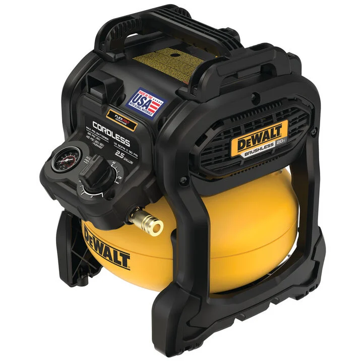 DEWALT 2 1/2 Inch Gallon 140 PSI Portable Electric Pancake Air Compressor