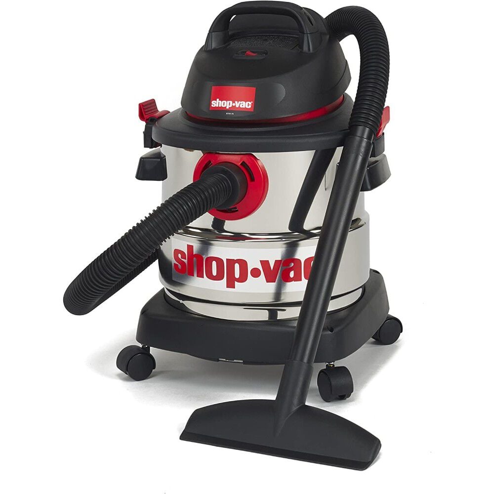 Shop-Vac 5989305 5 Gallon 4 1/2 Peak HP Stainless Steel Wet / Dry Vacuum with Tool Kit - Thumbnail 4