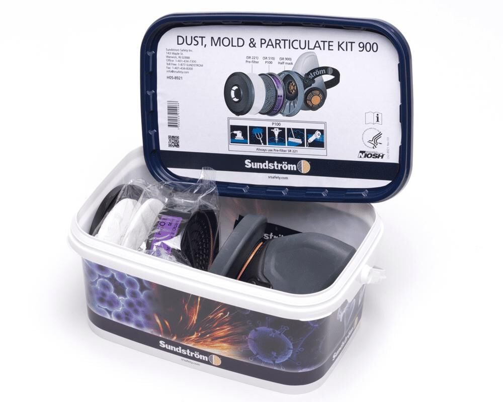 Sundstrom Safety SR900 Air Purifying Respirator Dust Mold & Particulate Kit - M, large image number 4