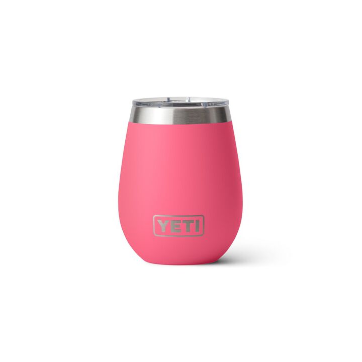YETI 10oz Rambler Wine Tumbler with Magslider Lid Tropical Pink