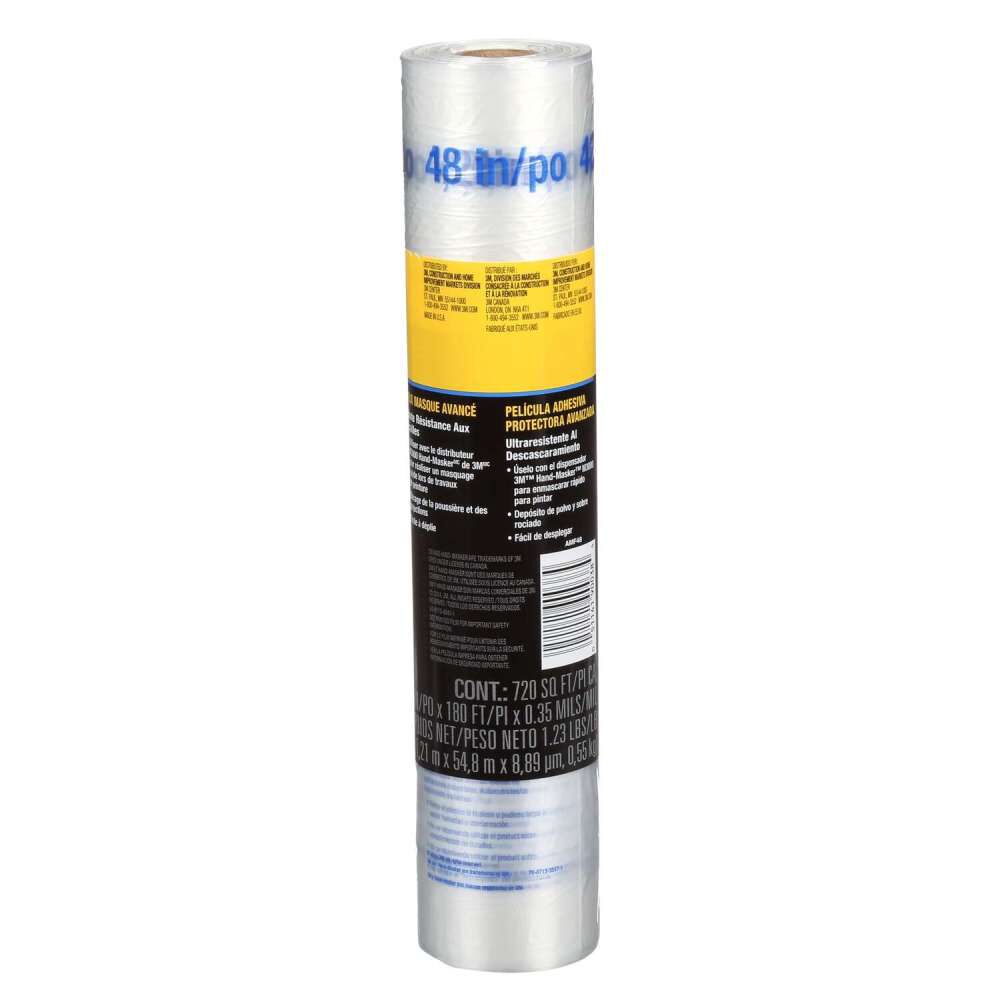 3M Hand Masker Advanced Masking Film 48in x 180' Clear, large image number 3