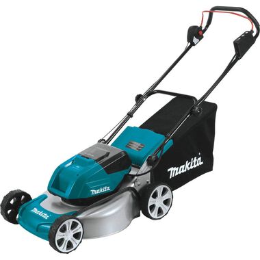 Makita 18V X2 (36V) LXT Lithium-Ion Brushless Cordless 18in Lawn Mower Kit with 4 Batteries (5.0Ah), large image number 7
